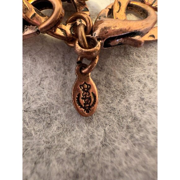 Premier Design Interchangeable English Rose Beads & Bronze Necklace multi Strand - Picture 8 of 9